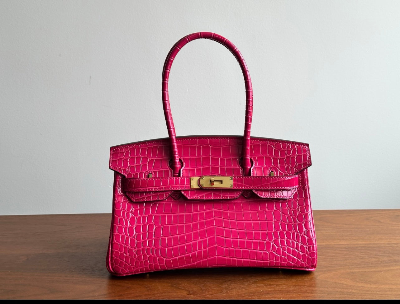 High Quality Hot Pink Shoulder Bag