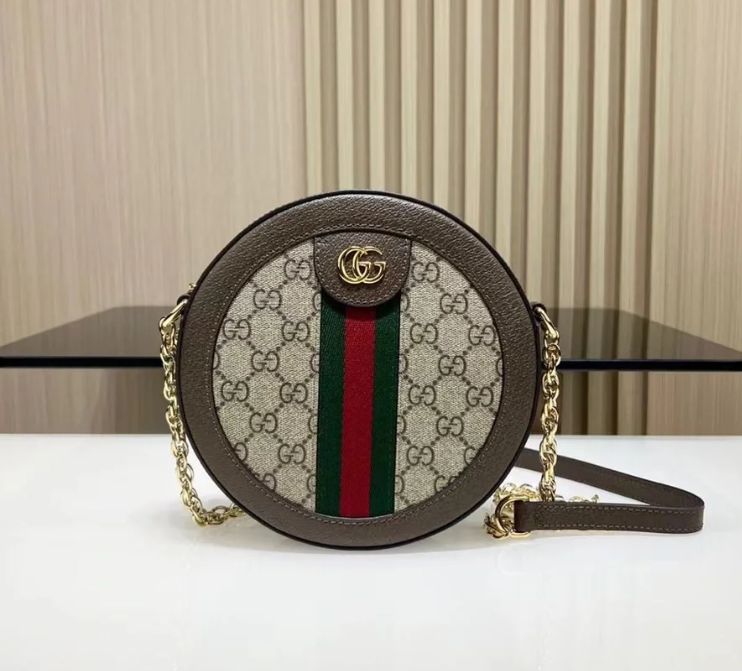 Ophidia mini GG round shoulder bag